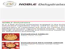 Tablet Screenshot of nobledehydrates.com